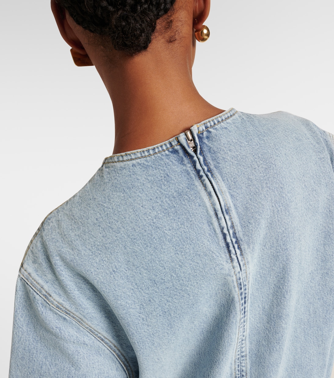 Midikleid aus Denim | Toteme