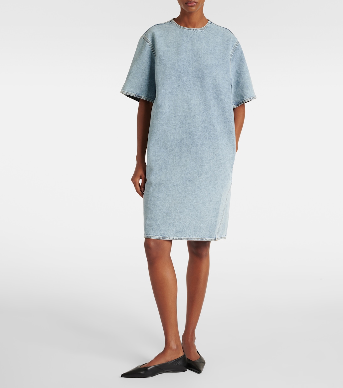 Midikleid aus Denim | Toteme