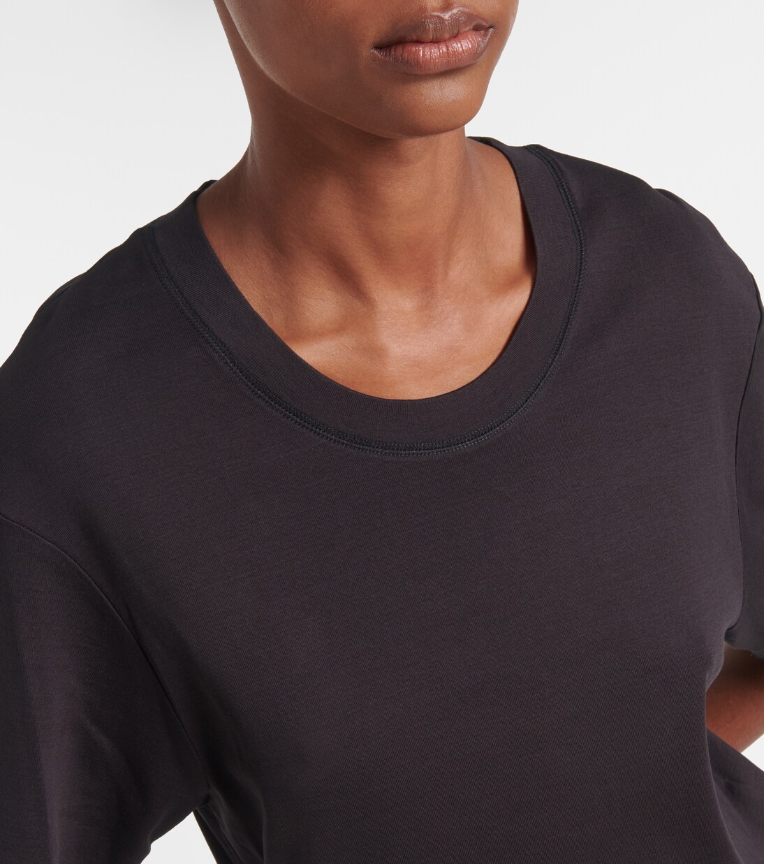 Belted cotton jersey midi dress | Lemaire