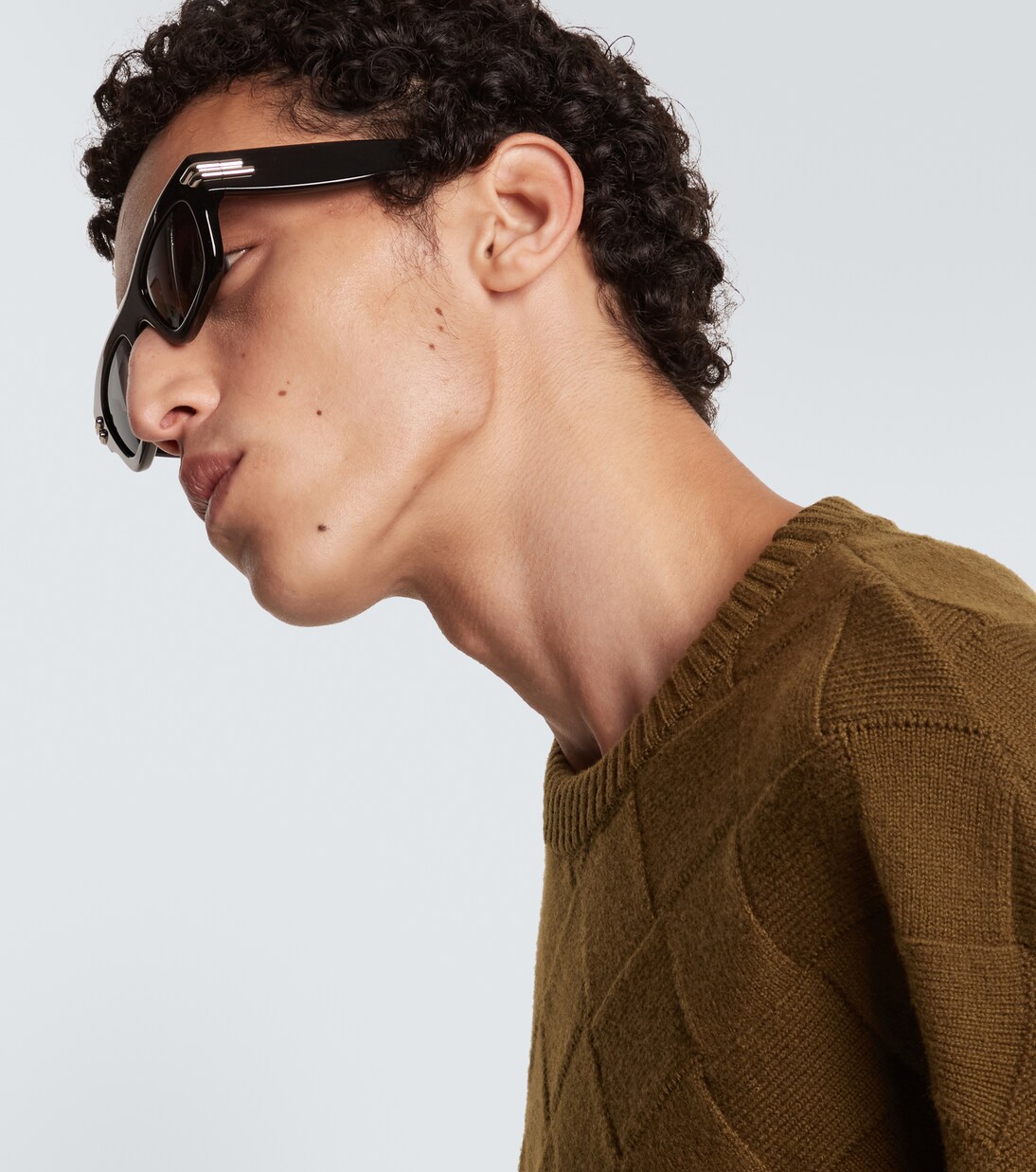Bold Ribbon aviator sunglasses | Bottega Veneta