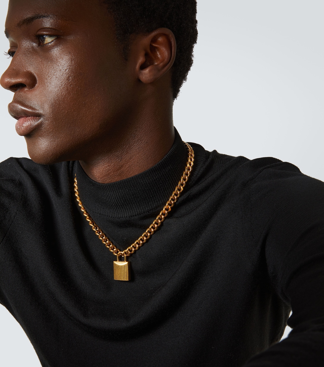 Collana a catena con lucchetto | Tom Ford