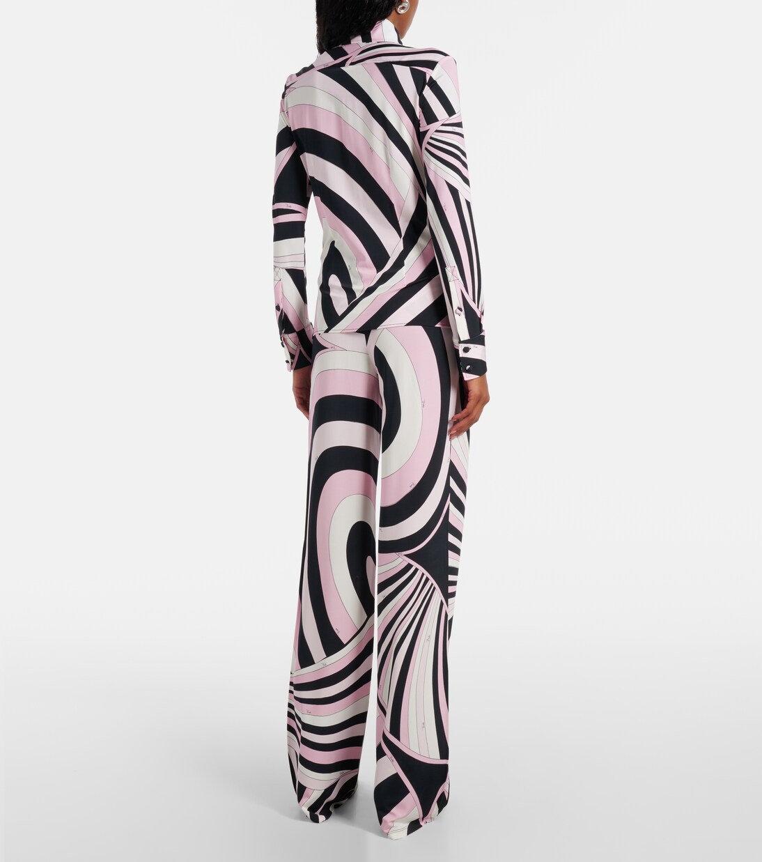 Hemd Iride aus Satin | Pucci