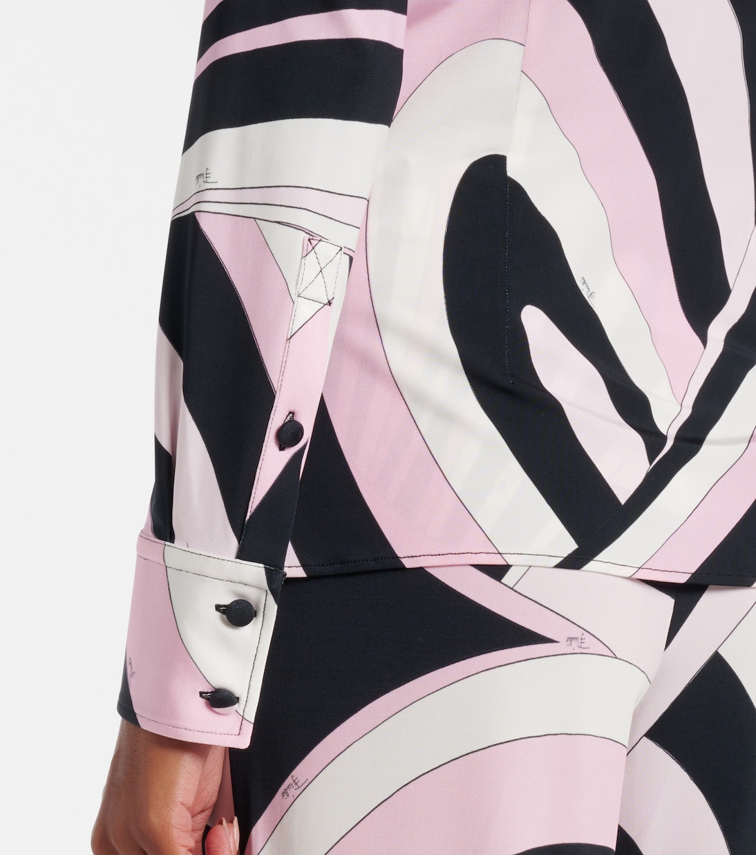 Hemd Iride aus Satin | Pucci