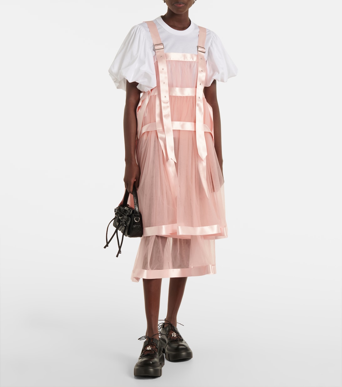 Midikleid aus Tüll | Noir Kei Ninomiya