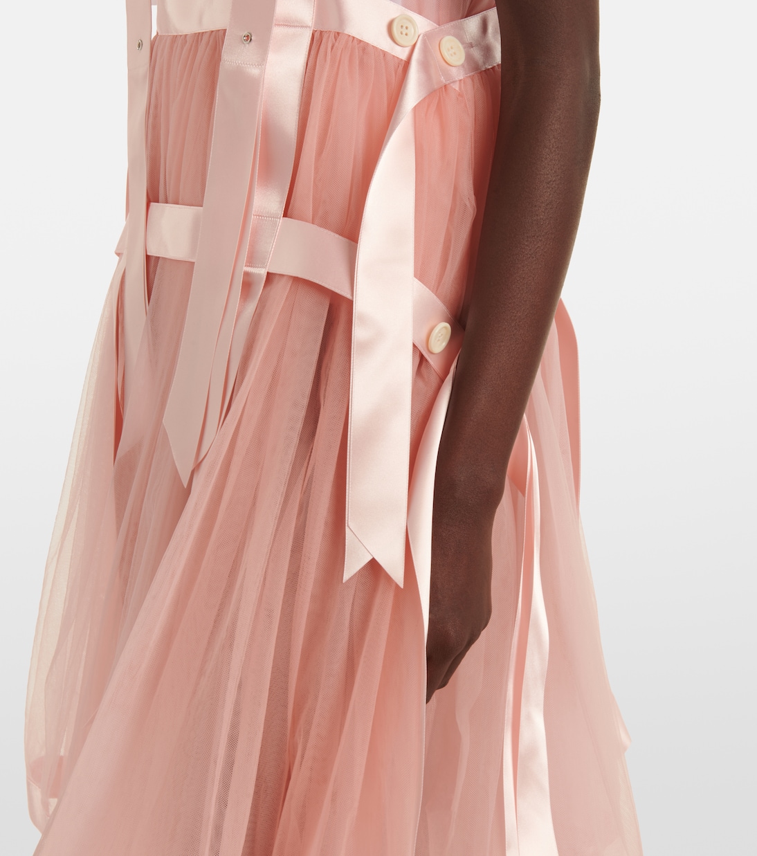 Midikleid aus Tüll | Noir Kei Ninomiya