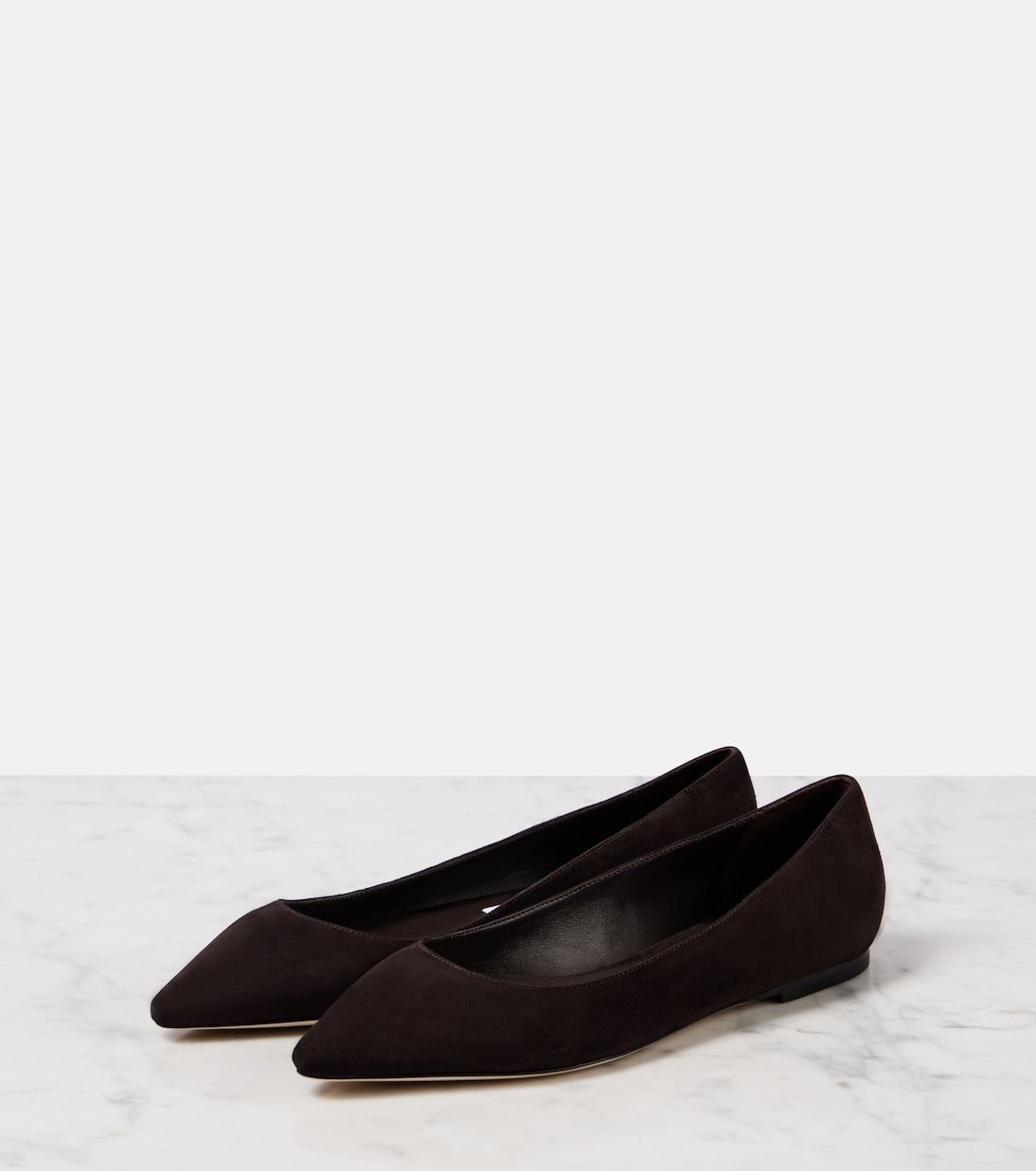 Romy绒面革芭蕾舞平底鞋 | Jimmy Choo