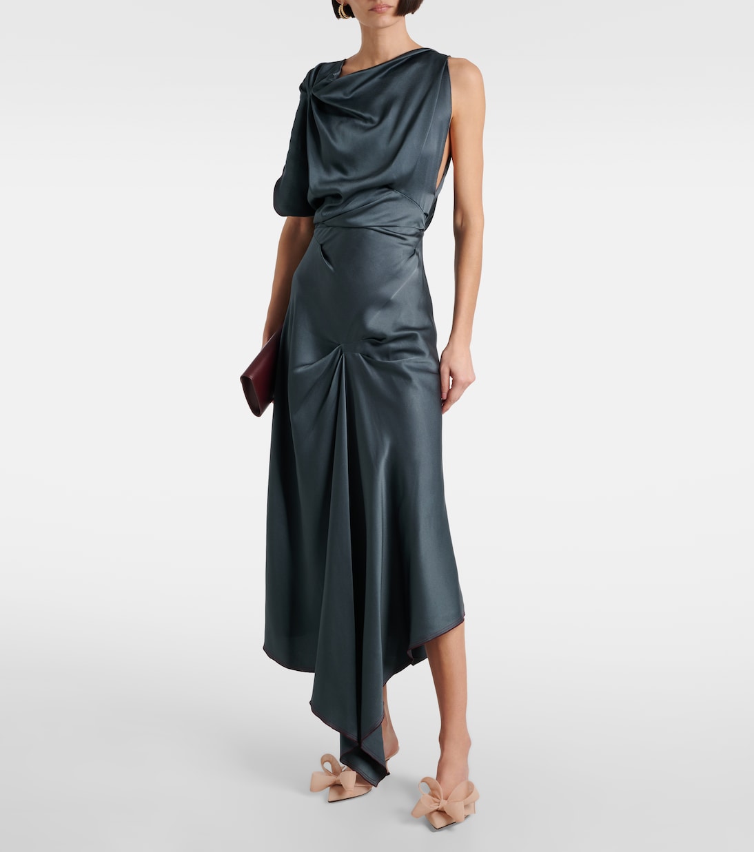 Staz 50 bow-detail mesh mules | Jimmy Choo