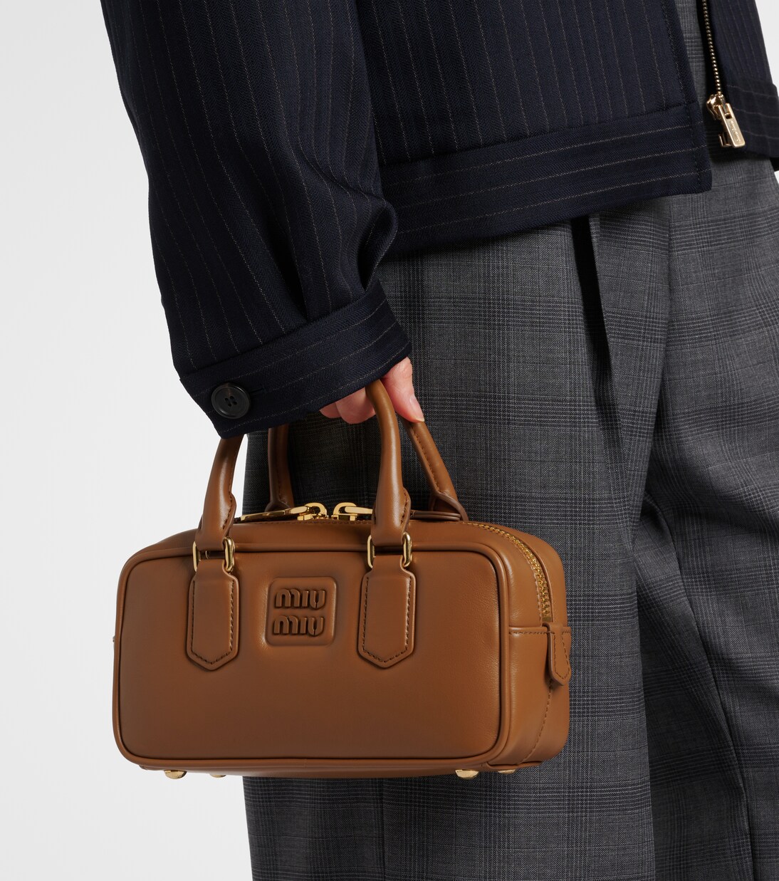 Tote Bag Arcadie Small aus Leder | Miu Miu