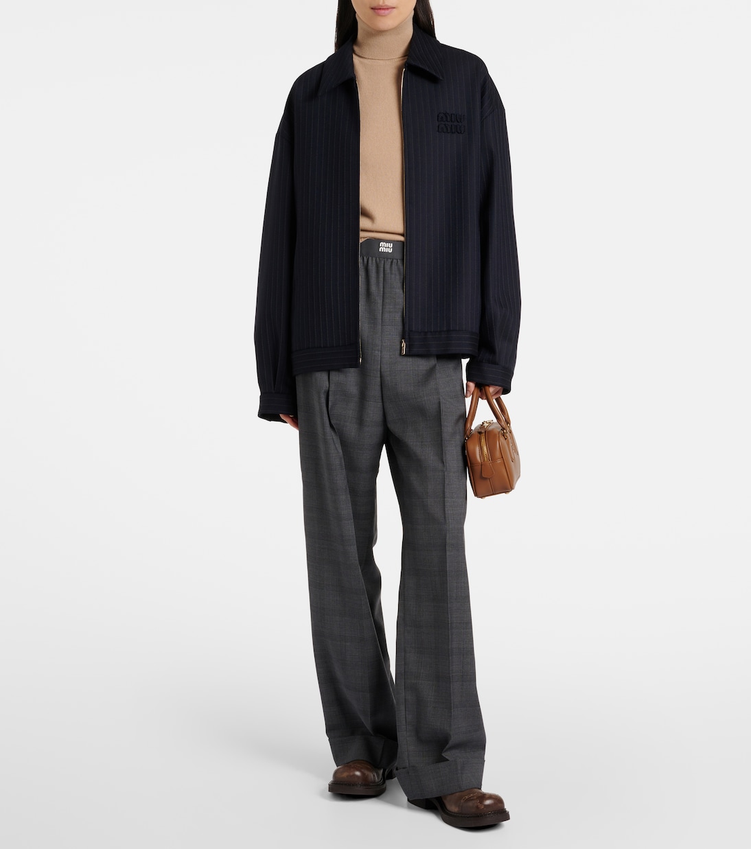 Tote Bag Arcadie Small aus Leder | Miu Miu