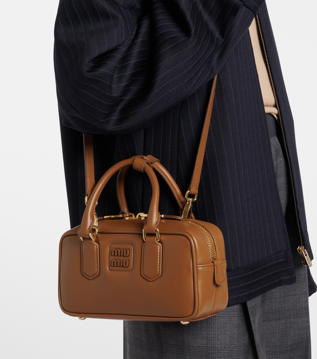 Tote Bag Arcadie Small aus Leder | Miu Miu