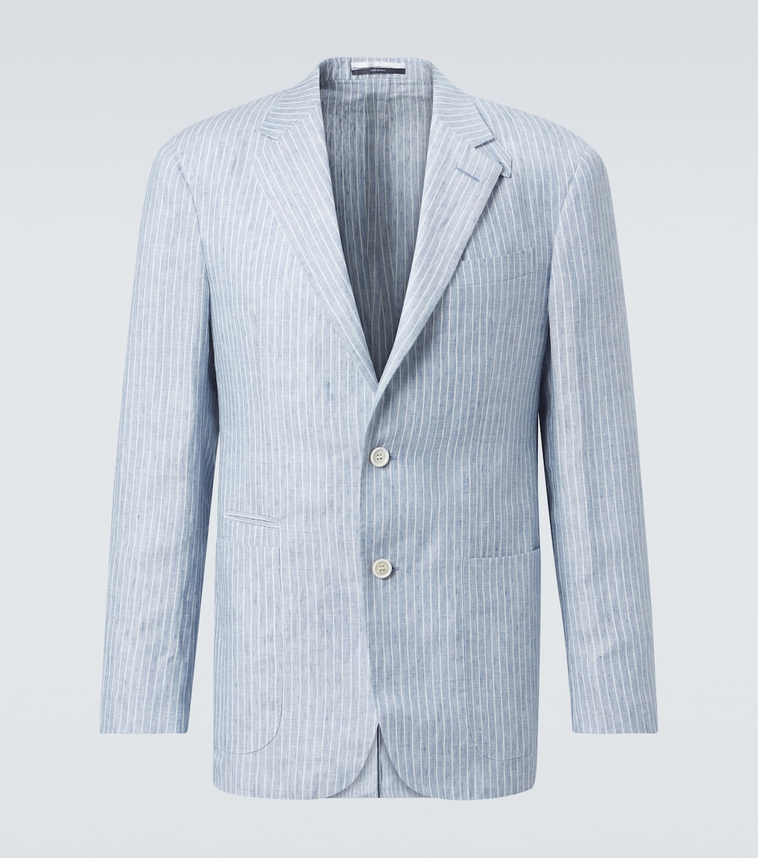 Striped linen-blend blazer | Dunhill