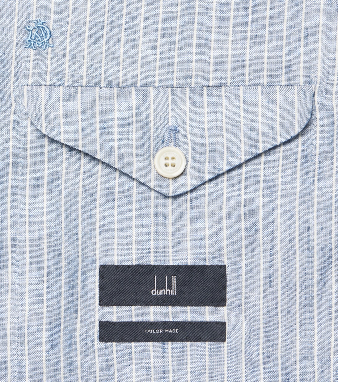 Striped linen-blend blazer | Dunhill
