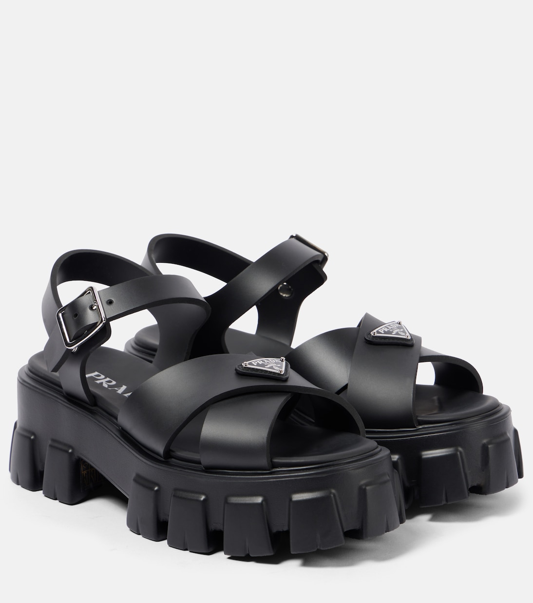 Monolith platform sandals | Prada