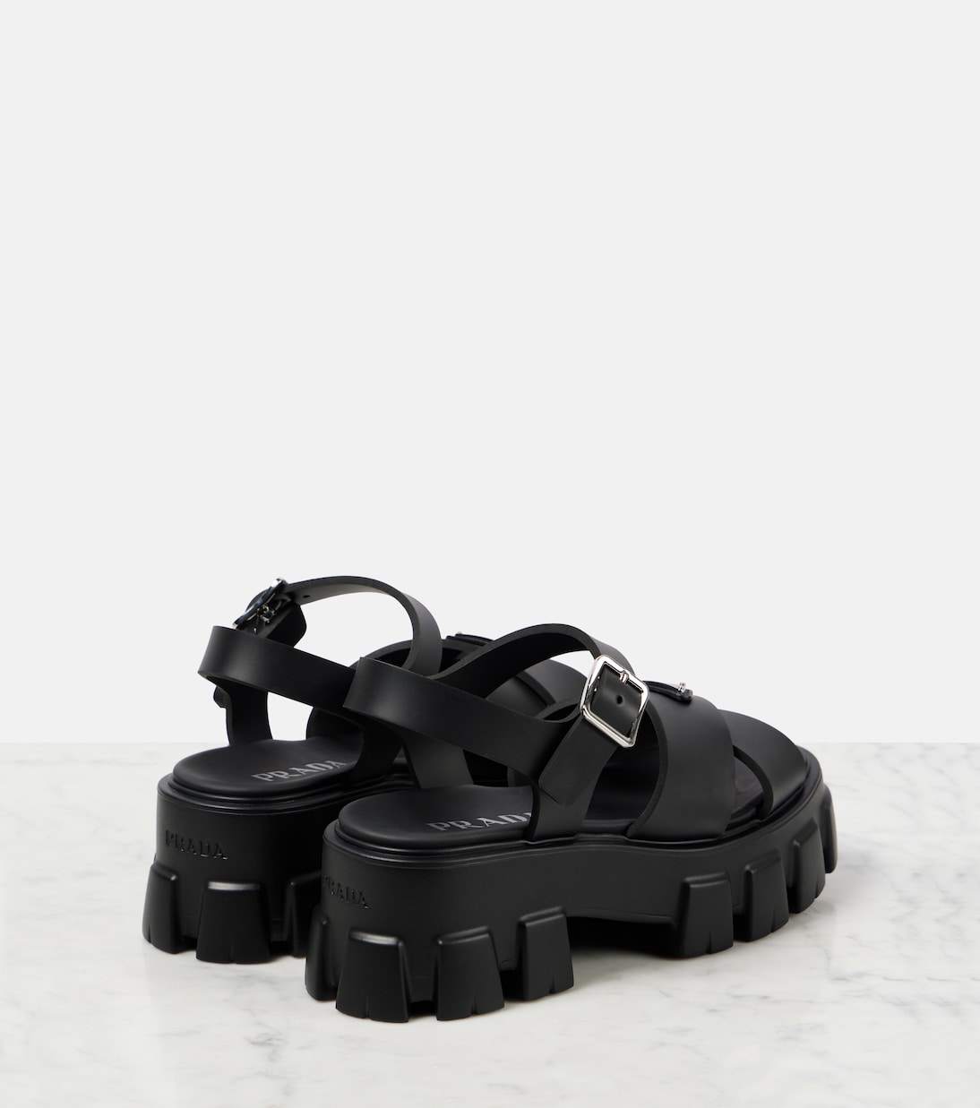 Monolith platform sandals | Prada