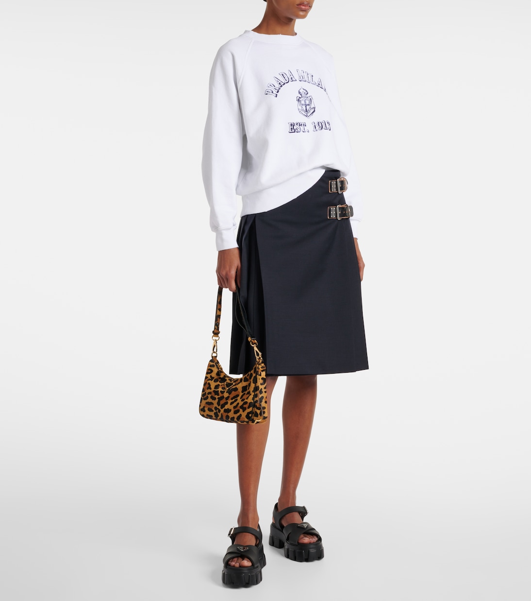 Monolith platform sandals | Prada