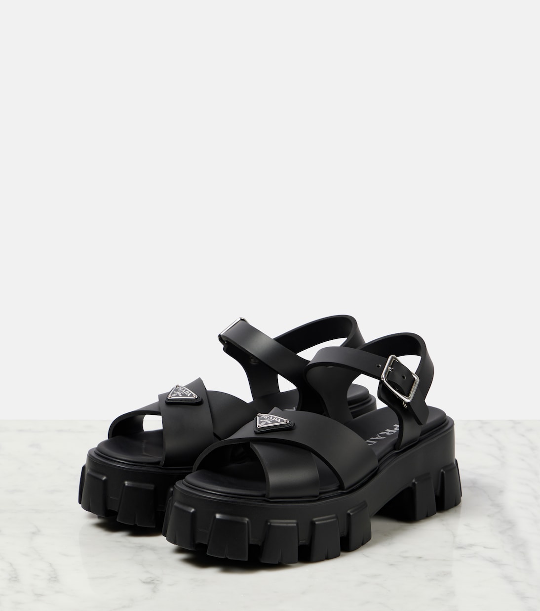 Monolith platform sandals | Prada