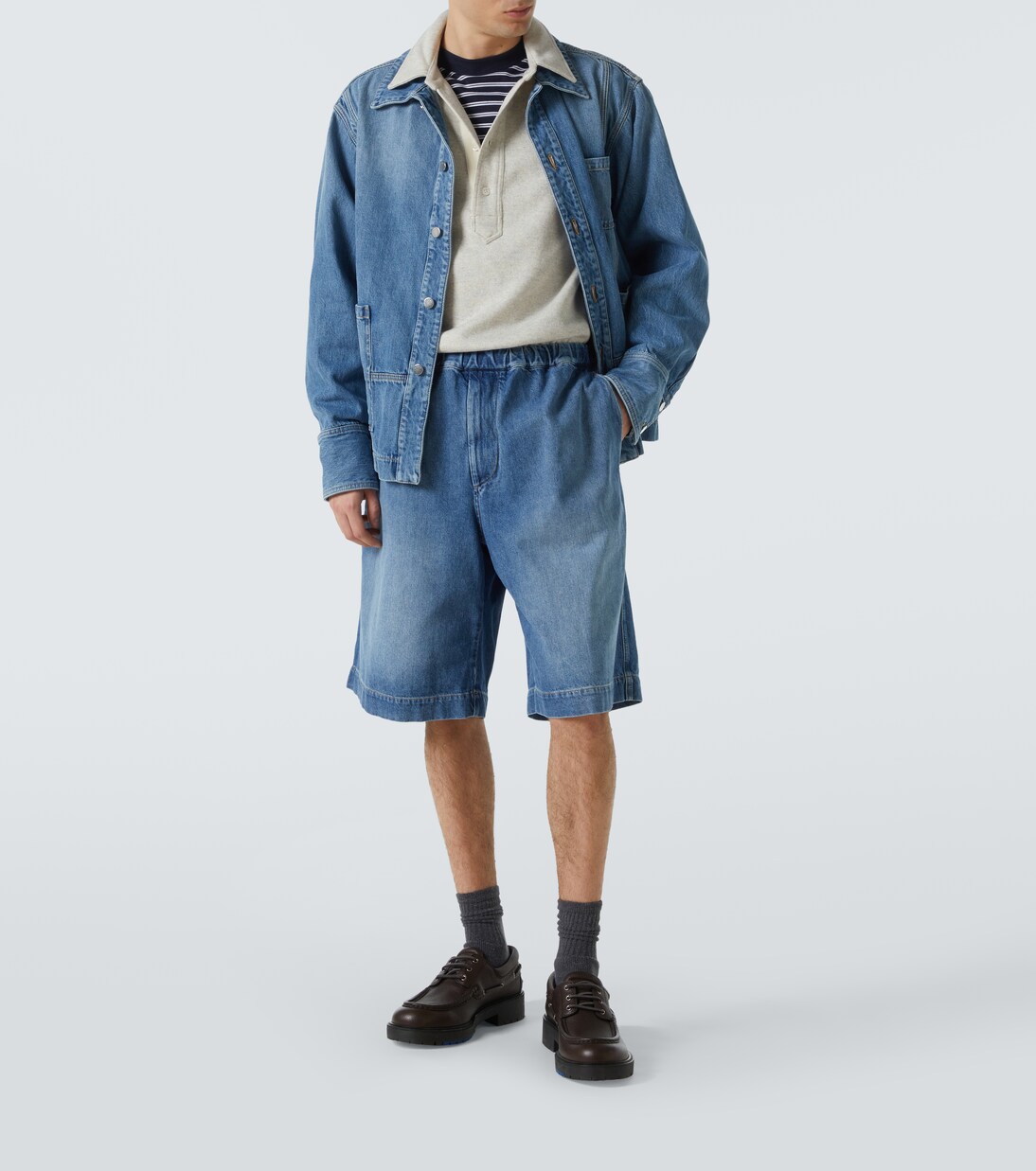 Denim Bermuda shorts | Plan C