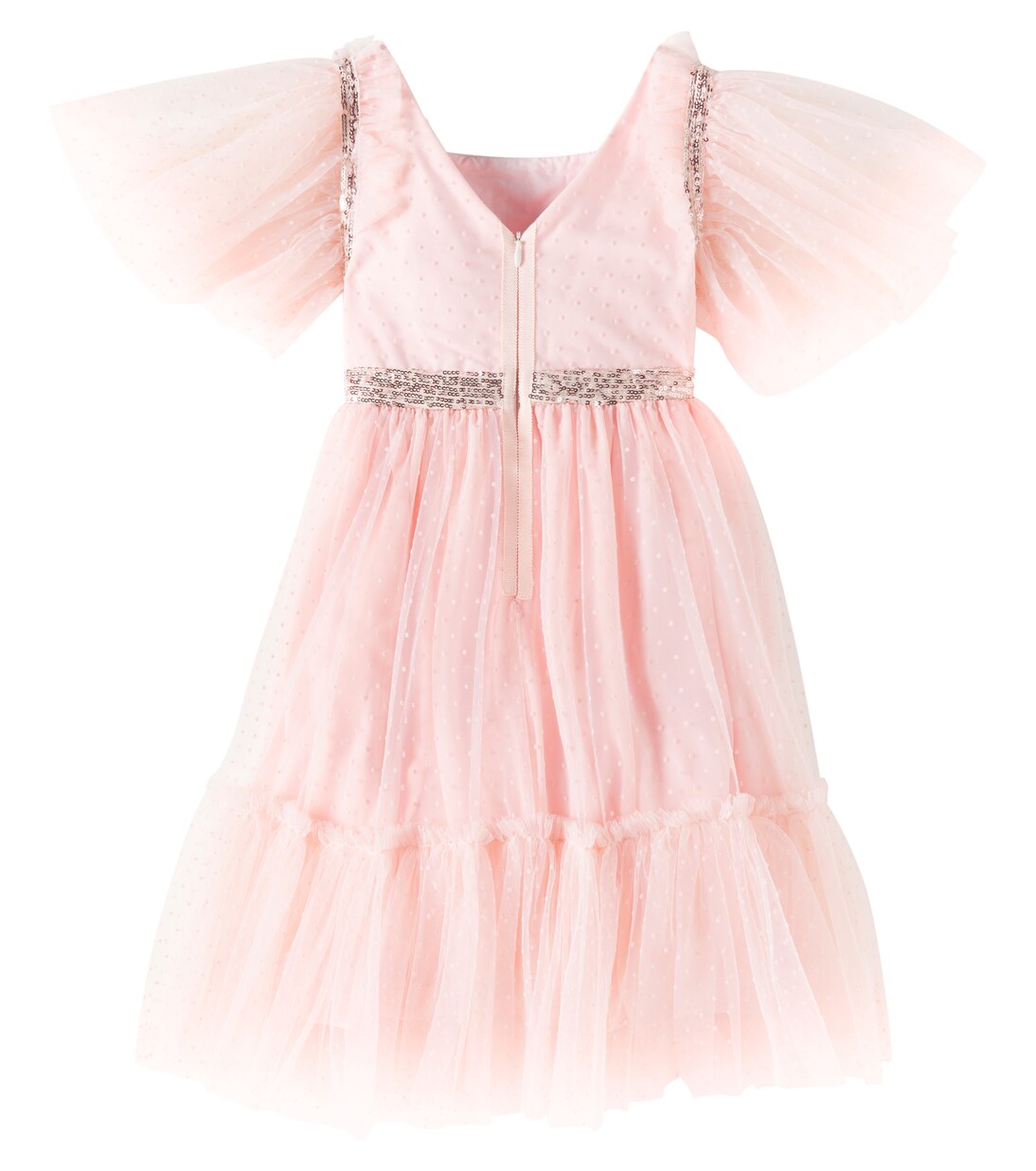 Sequined polka-dot tulle dress | Patachou