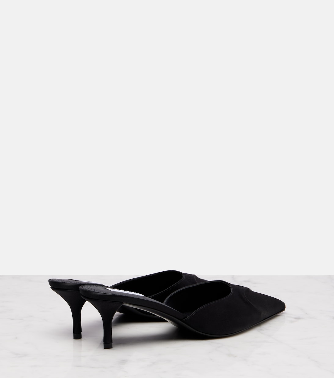 Le Cœur 3D 55 satin mules | Alaïa