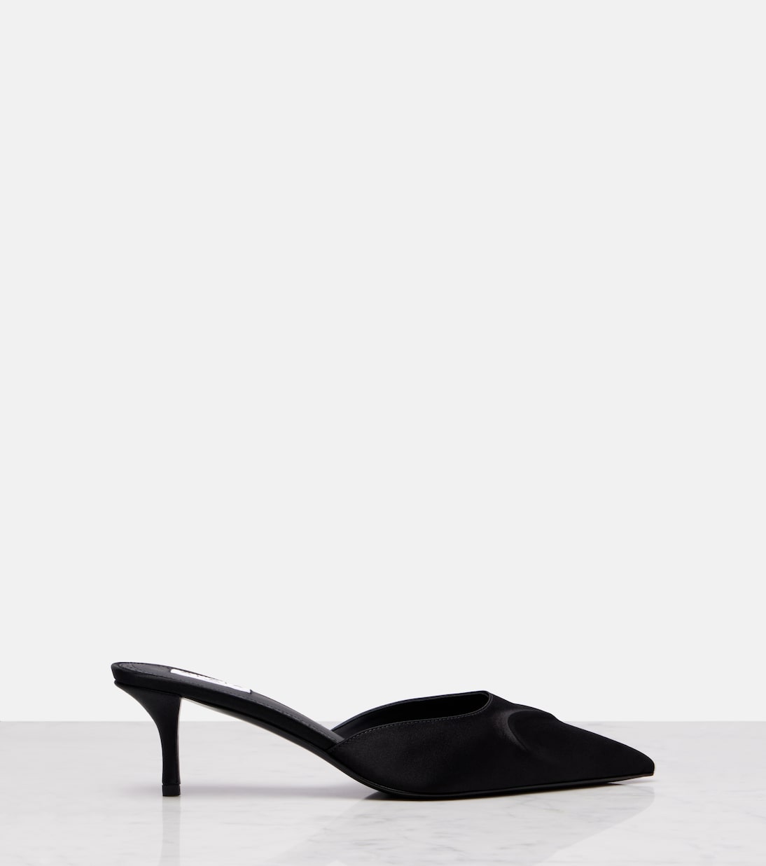 Le Cœur 3D 55 satin mules | Alaïa