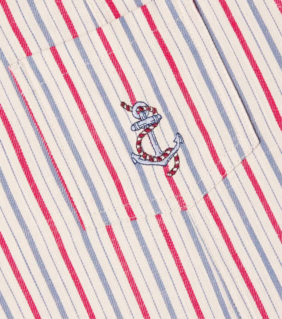 Marlon striped cotton twill overalls | Konges Sløjd