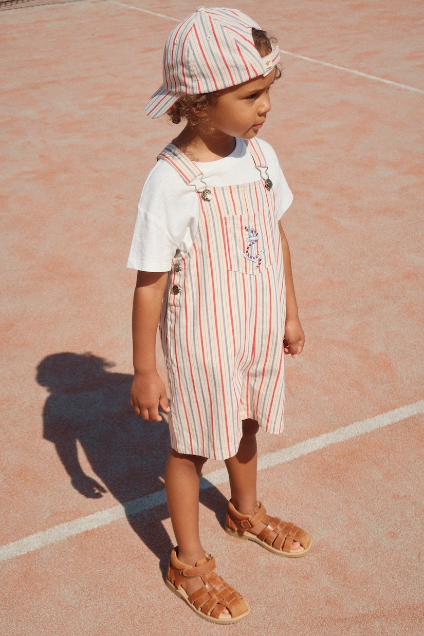 Marlon striped cotton twill overalls | Konges Sløjd