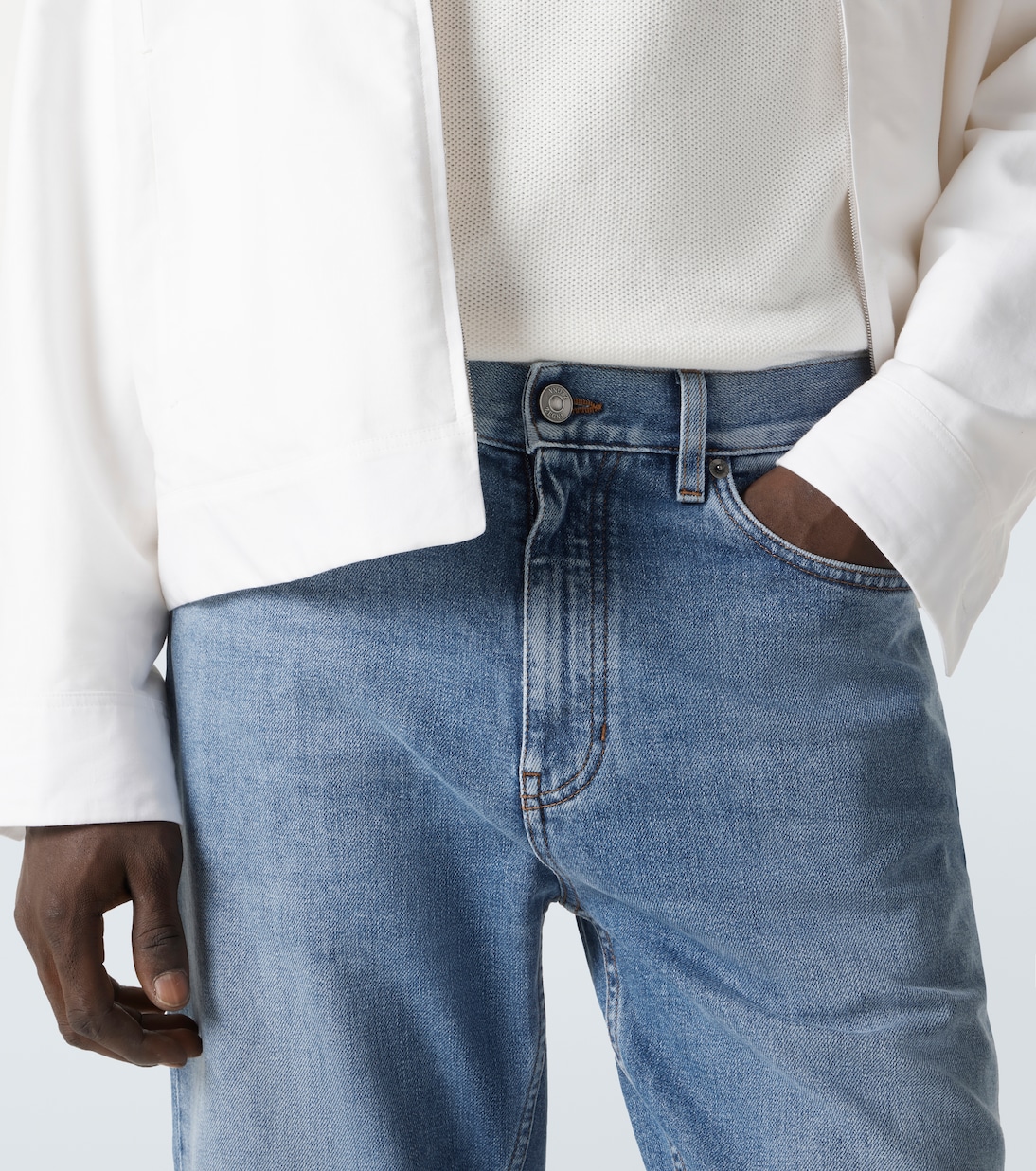 Jean droit à taille haute | Zegna