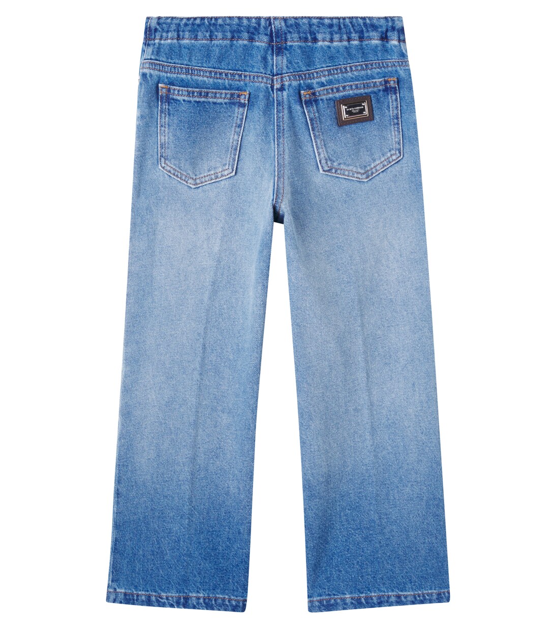 Logo wide-leg jeans  | Dolce&Gabbana Kids