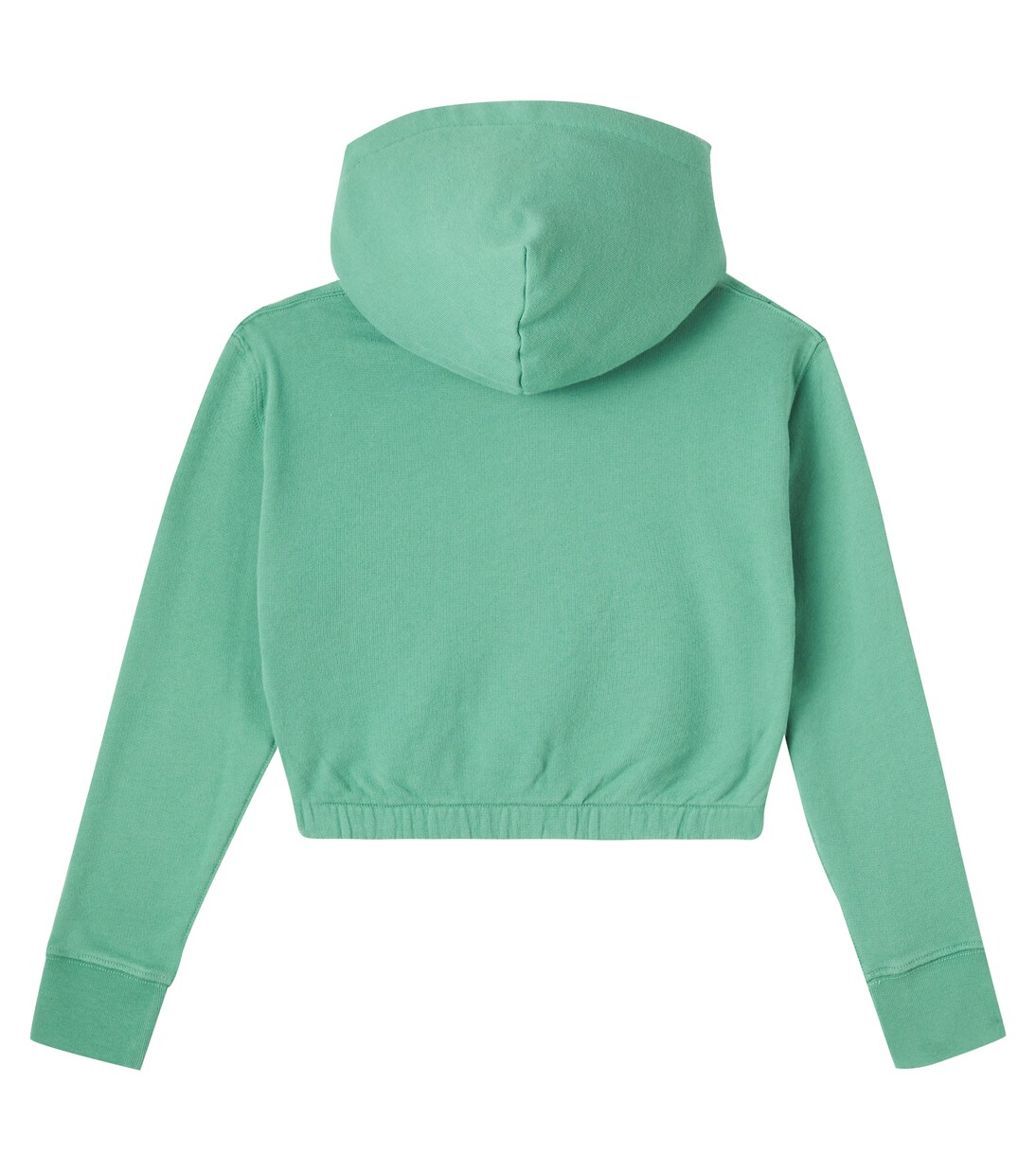 Cropped cotton-blend fleece hoodie | Polo Ralph Lauren Kids