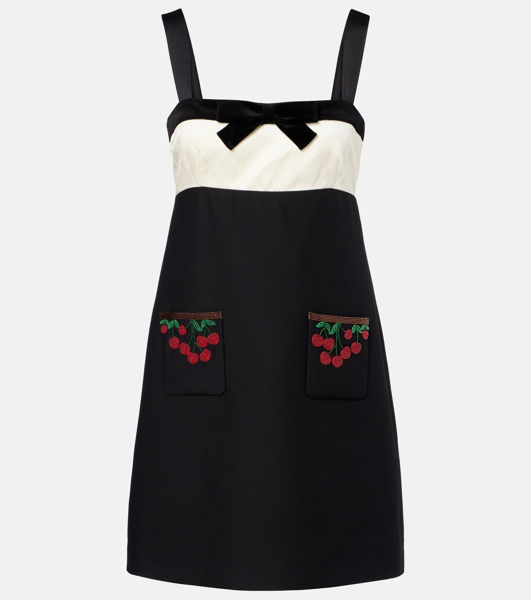 Crepe Couture embroidered minidress | Valentino