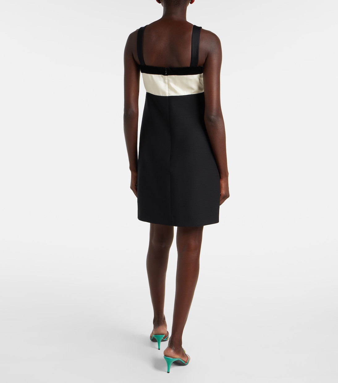 Crepe Couture embroidered minidress | Valentino