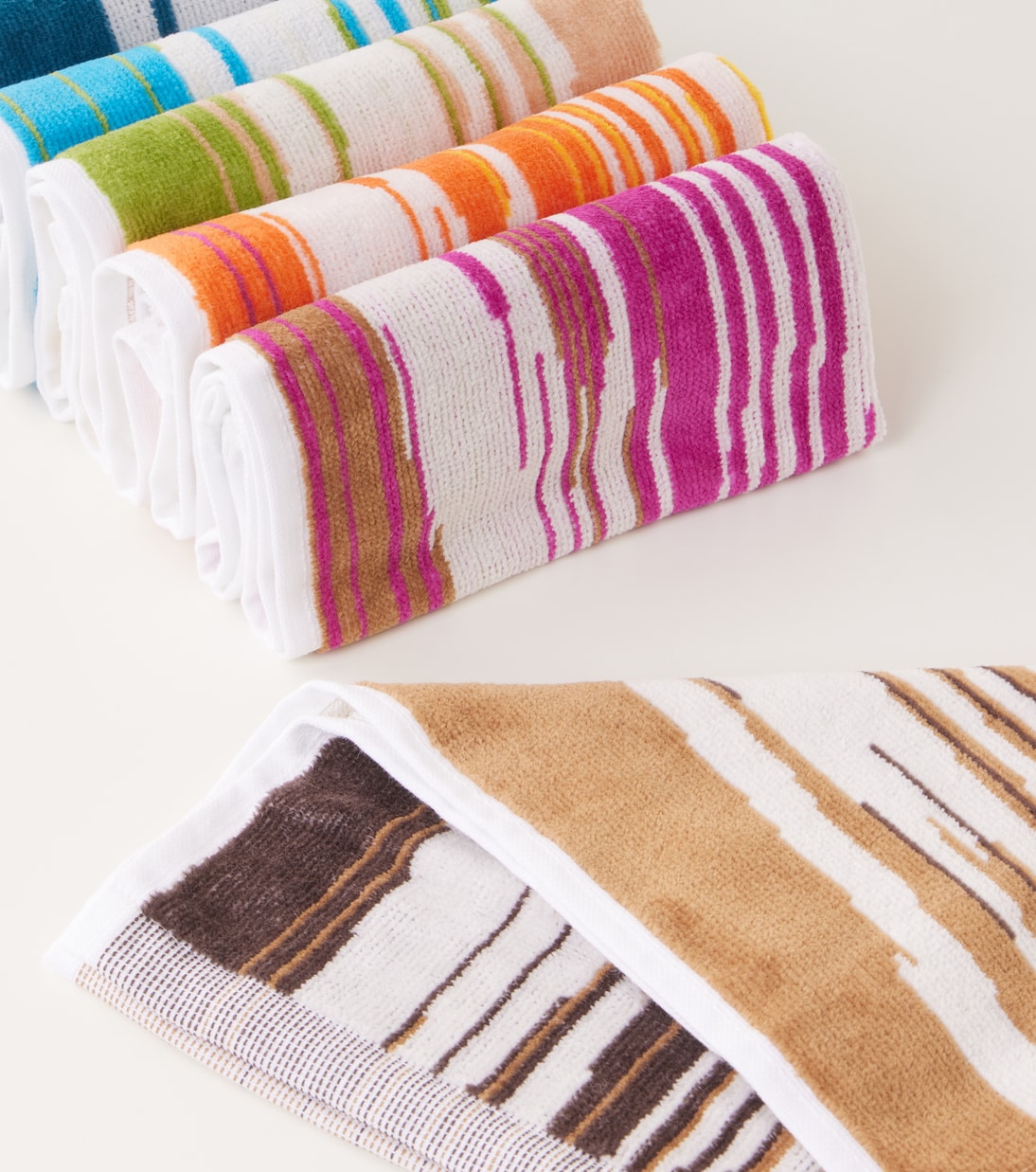 Fiammetta set of 6 cotton terry hand towels | Missoni