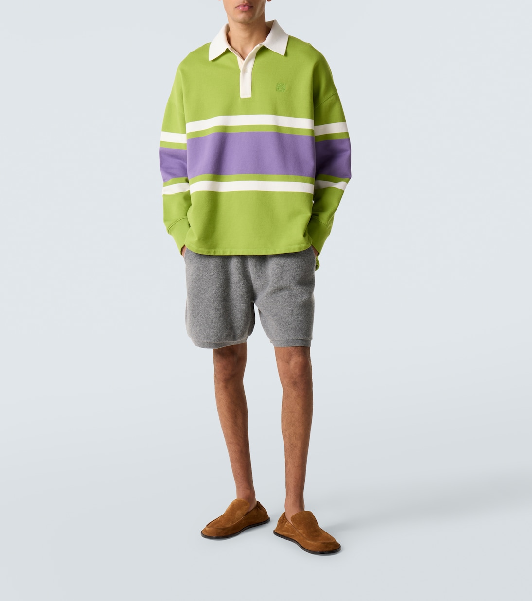 Polo de algodón a rayas | Loewe