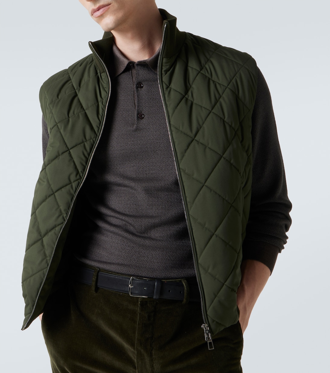 Polohemd Jacaranda aus Wolle und Seide | Loro Piana