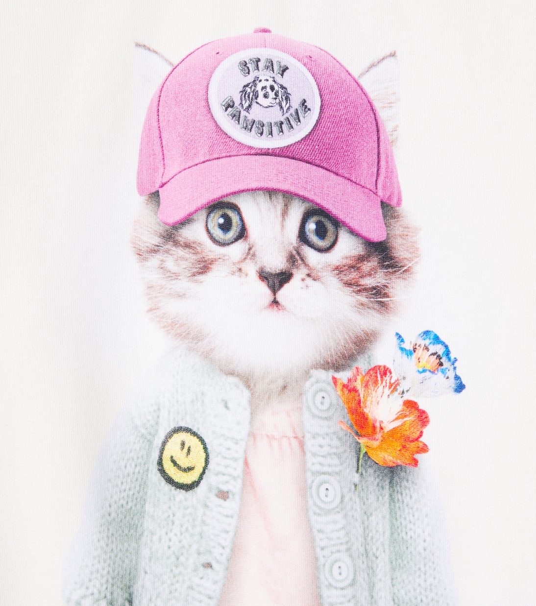 Maxi印花棉质针织运动衫 | Molo