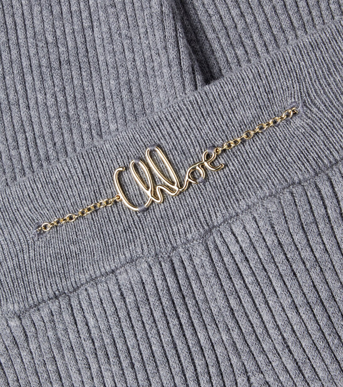 Ribbed-knit cotton and wool-blend pants | Chloé Kids