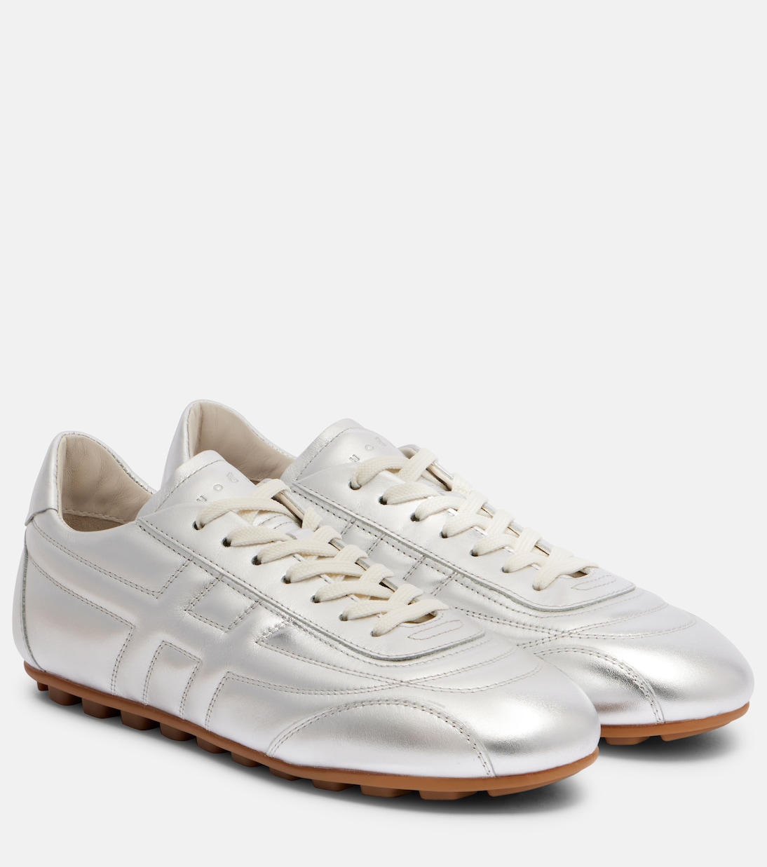 Sneakers Hogan Olympia aus Metallic-Leder | Hogan