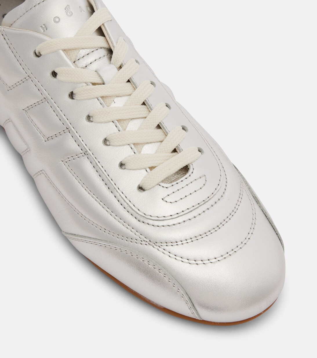 Sneakers Hogan Olympia aus Metallic-Leder | Hogan