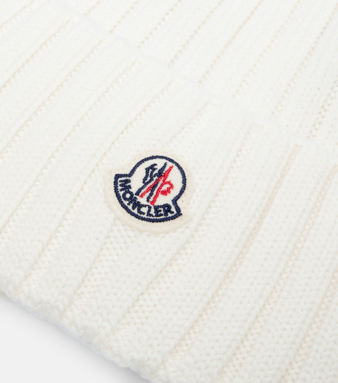 Logo virgin wool beanie | Moncler
