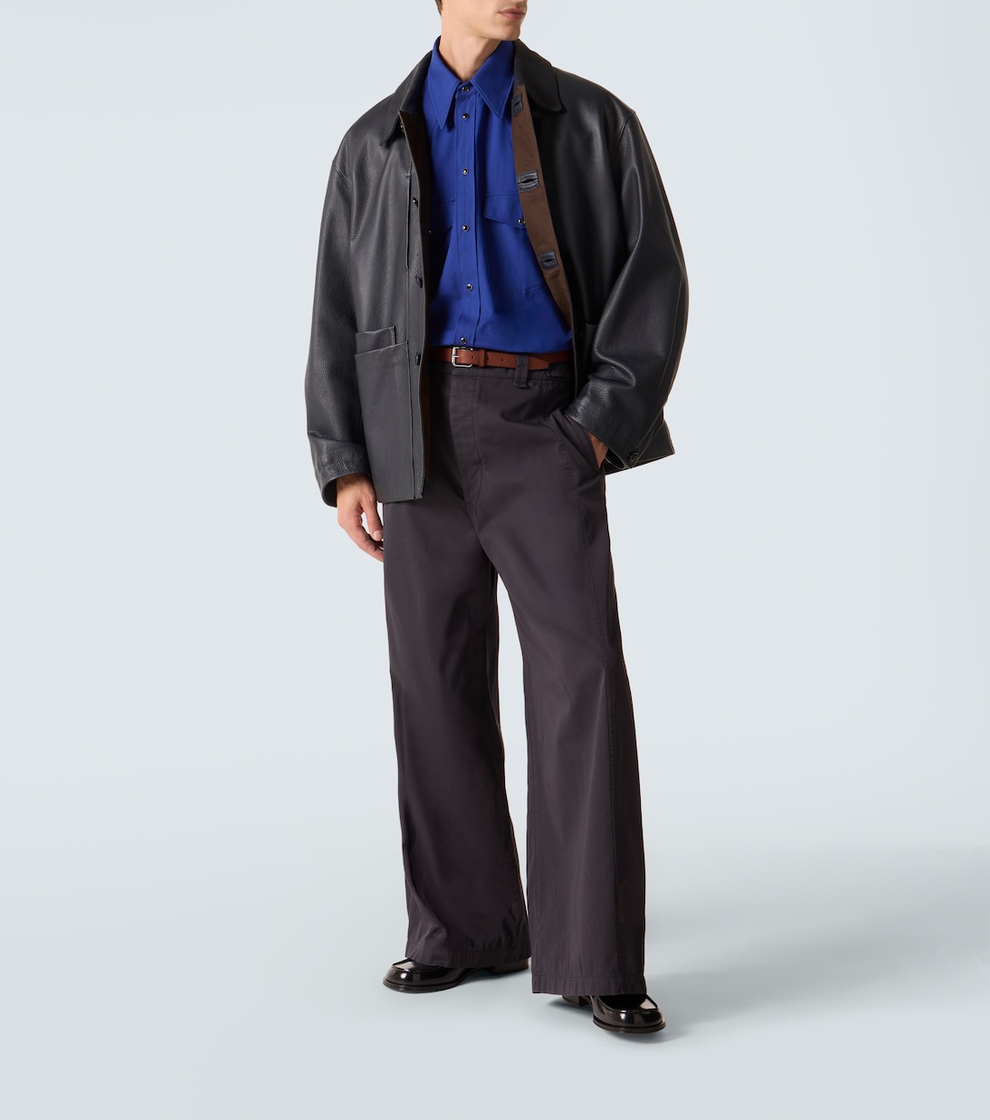 Cotton twill Western shirt | Lemaire