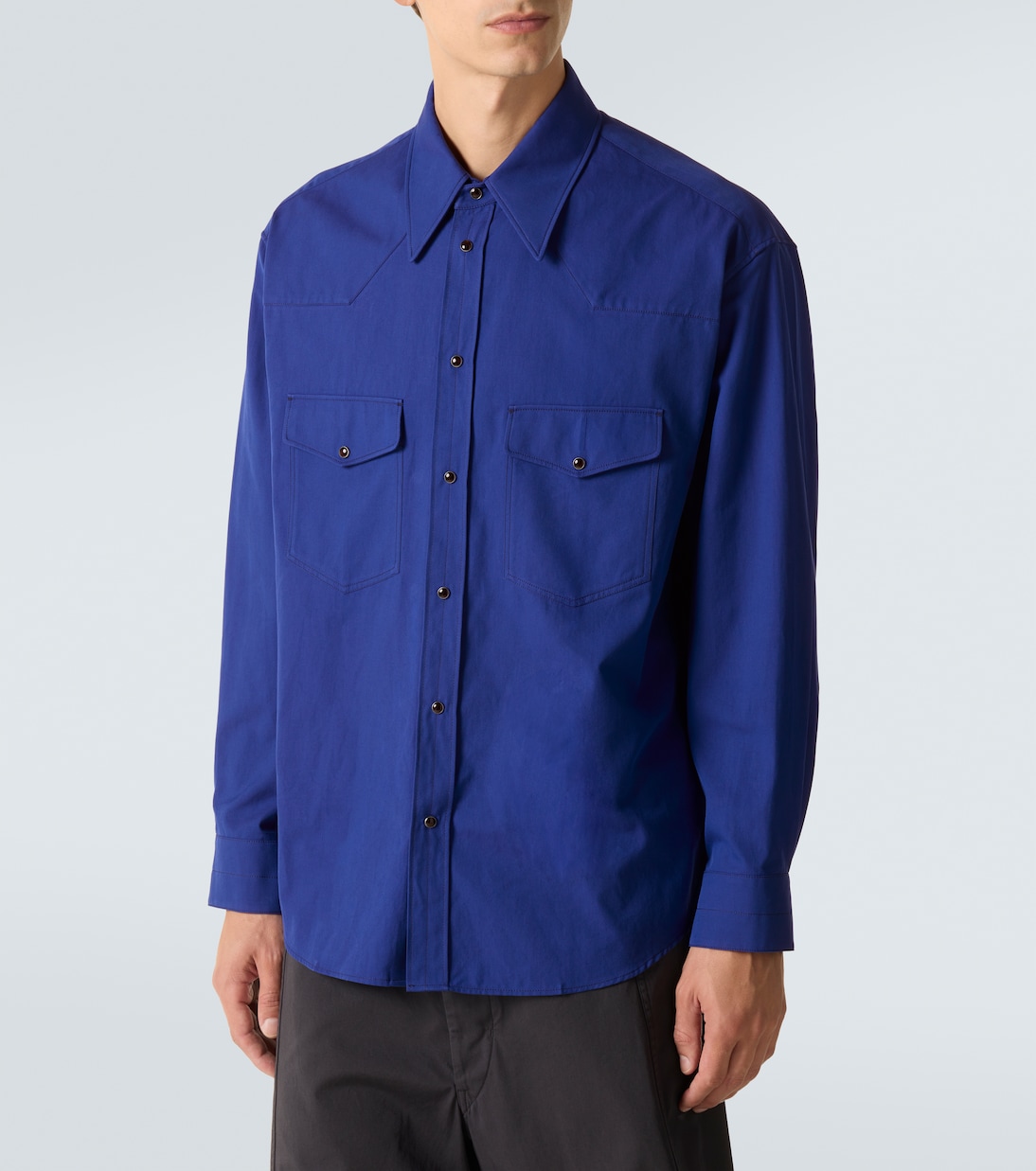 Cotton twill Western shirt | Lemaire