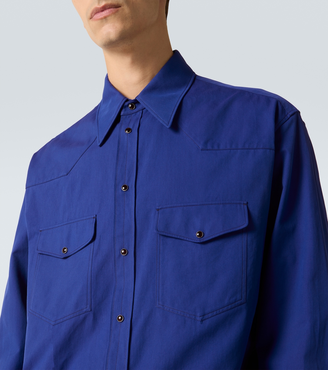 Cotton twill Western shirt | Lemaire