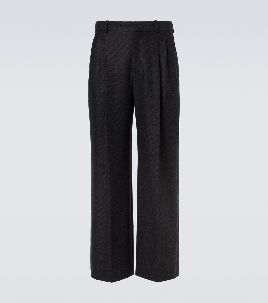 Oberyn wool and cashmere twill wide-leg pants | The Row
