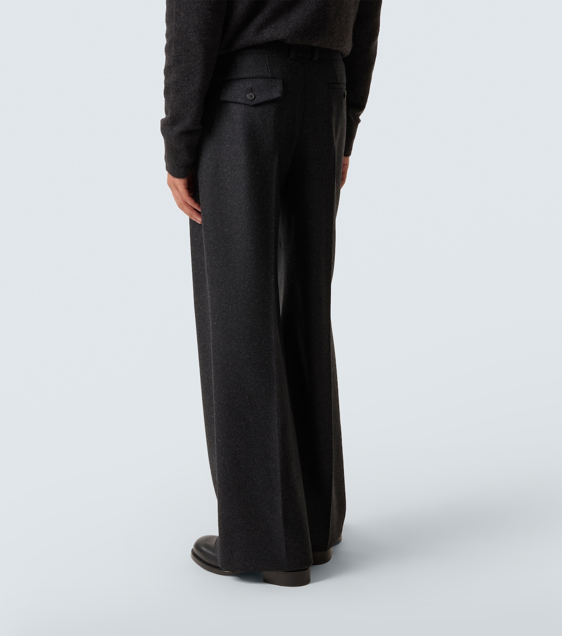 Oberyn wool and cashmere twill wide-leg pants | The Row