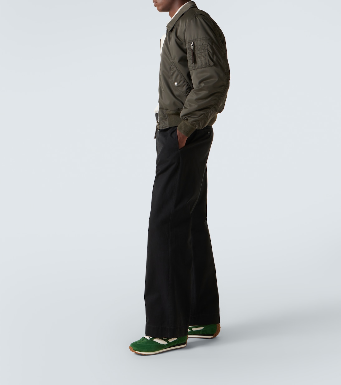 Sneakers Mick aus Veloursleder | Tom Ford