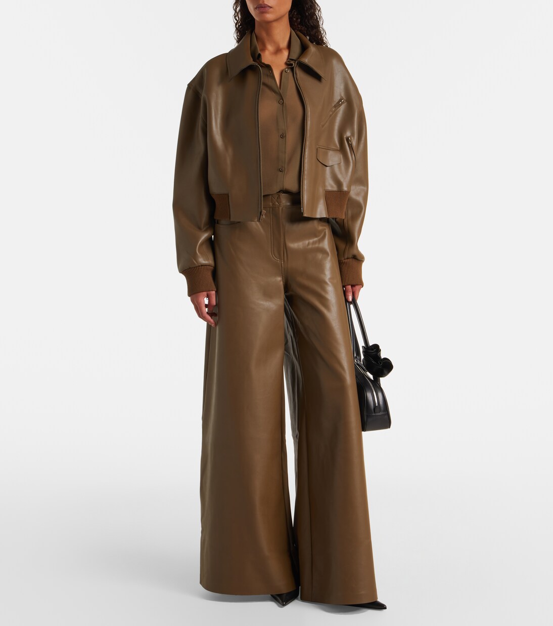 Weite High-Rise-Hose Elephant | Norma Kamali