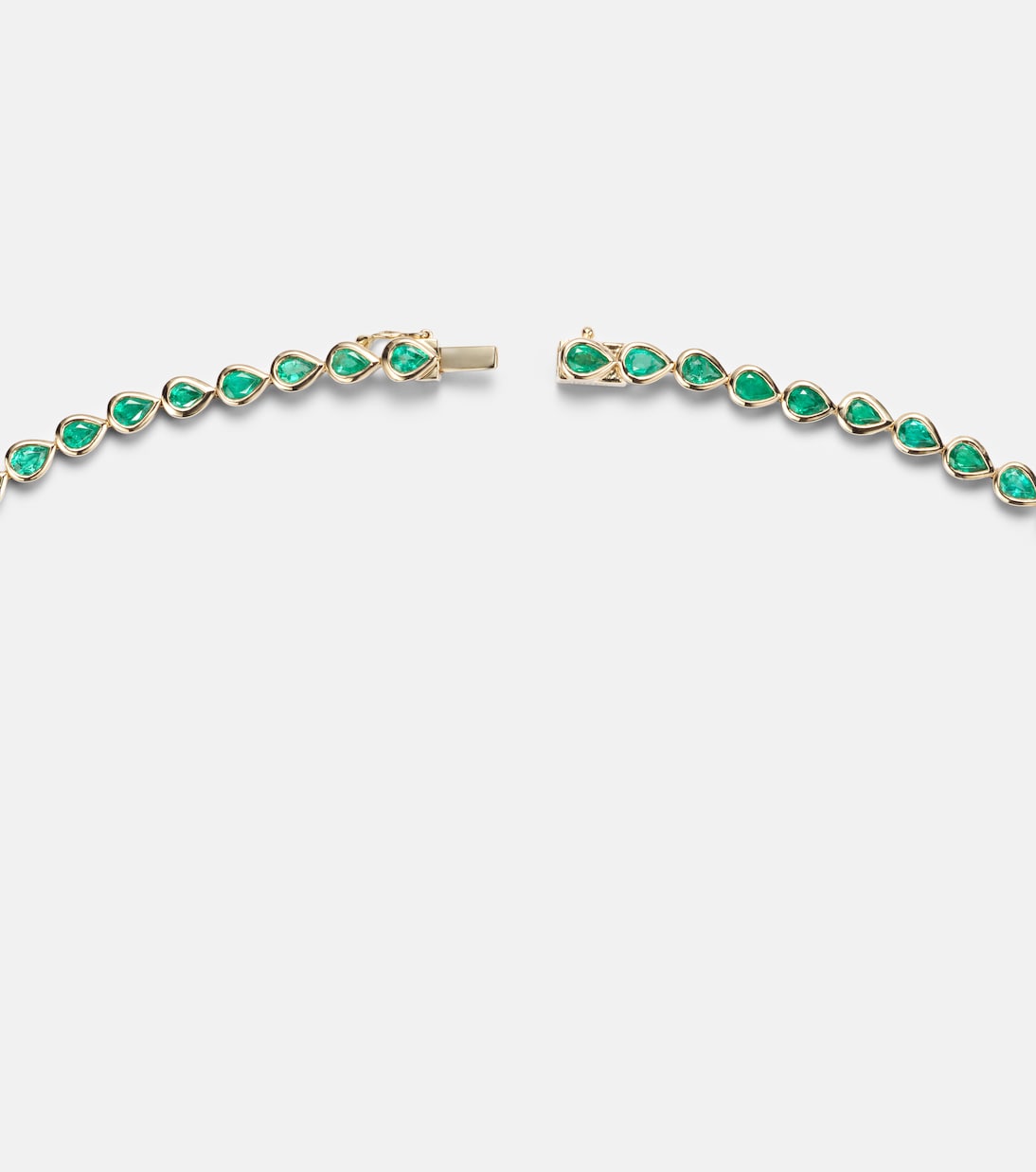 Choker en or 18 ct et émeraudes | Anita Ko