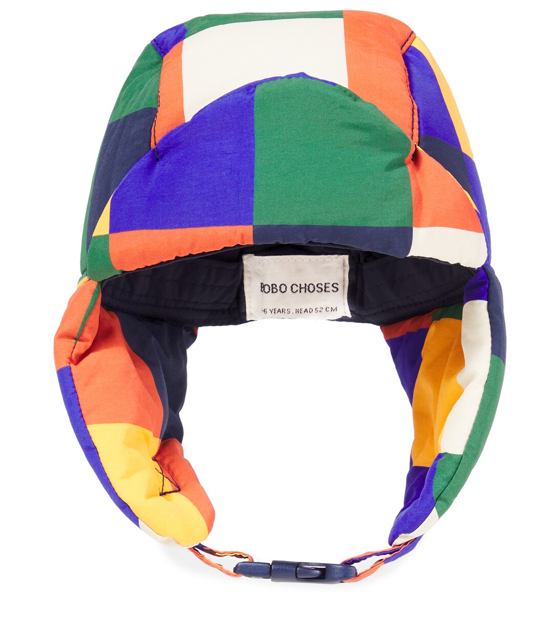 Multicolor Tiles trapper hat | Bobo Choses