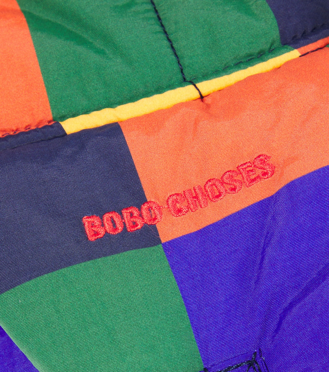 Multicolor Tiles trapper hat | Bobo Choses