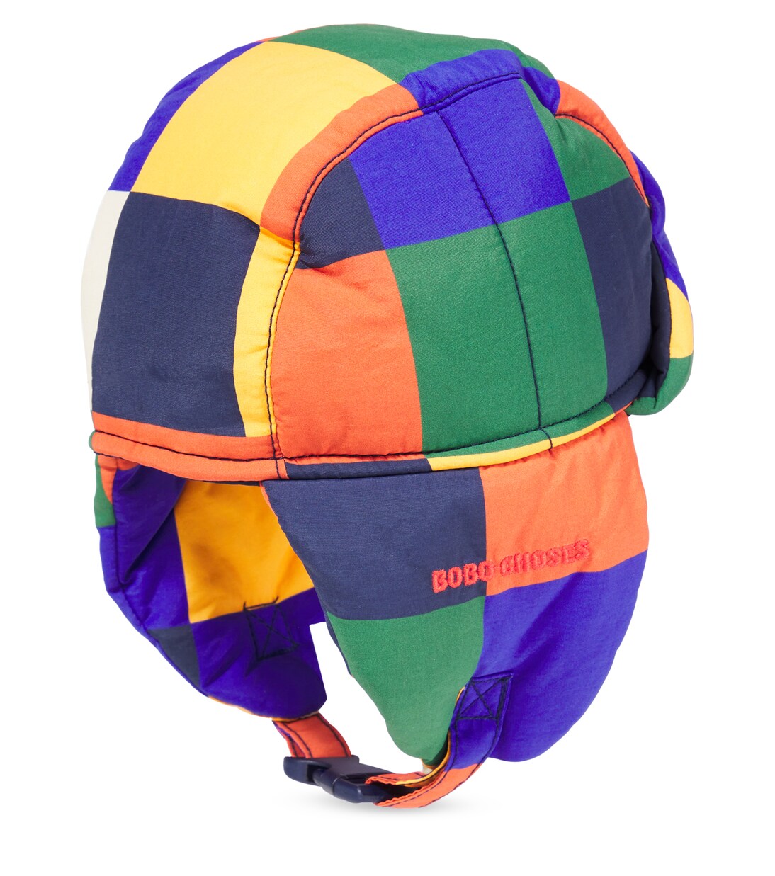 Multicolor Tiles trapper hat | Bobo Choses